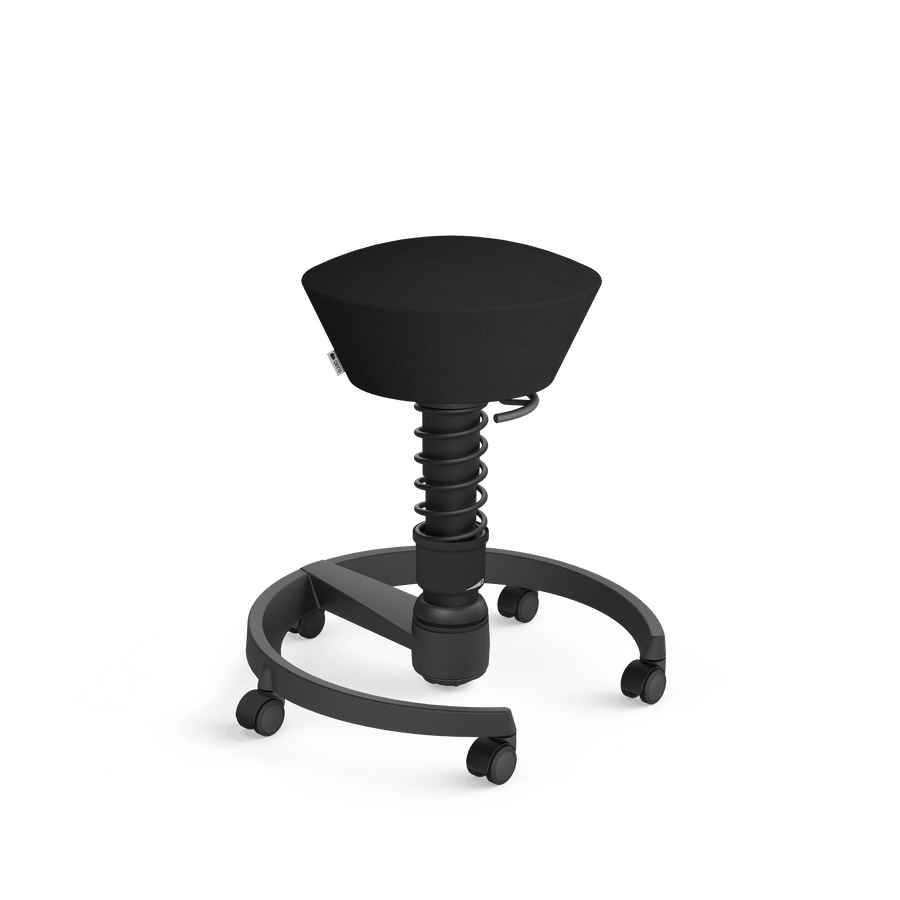 Aeris Swopper microfibre Comfort black Black / Black / Castors