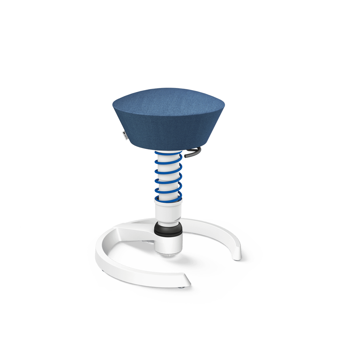 aeris swopper エルゴノミクスチェア 青 Aeris Swopper office stool with blue spring. Buy now